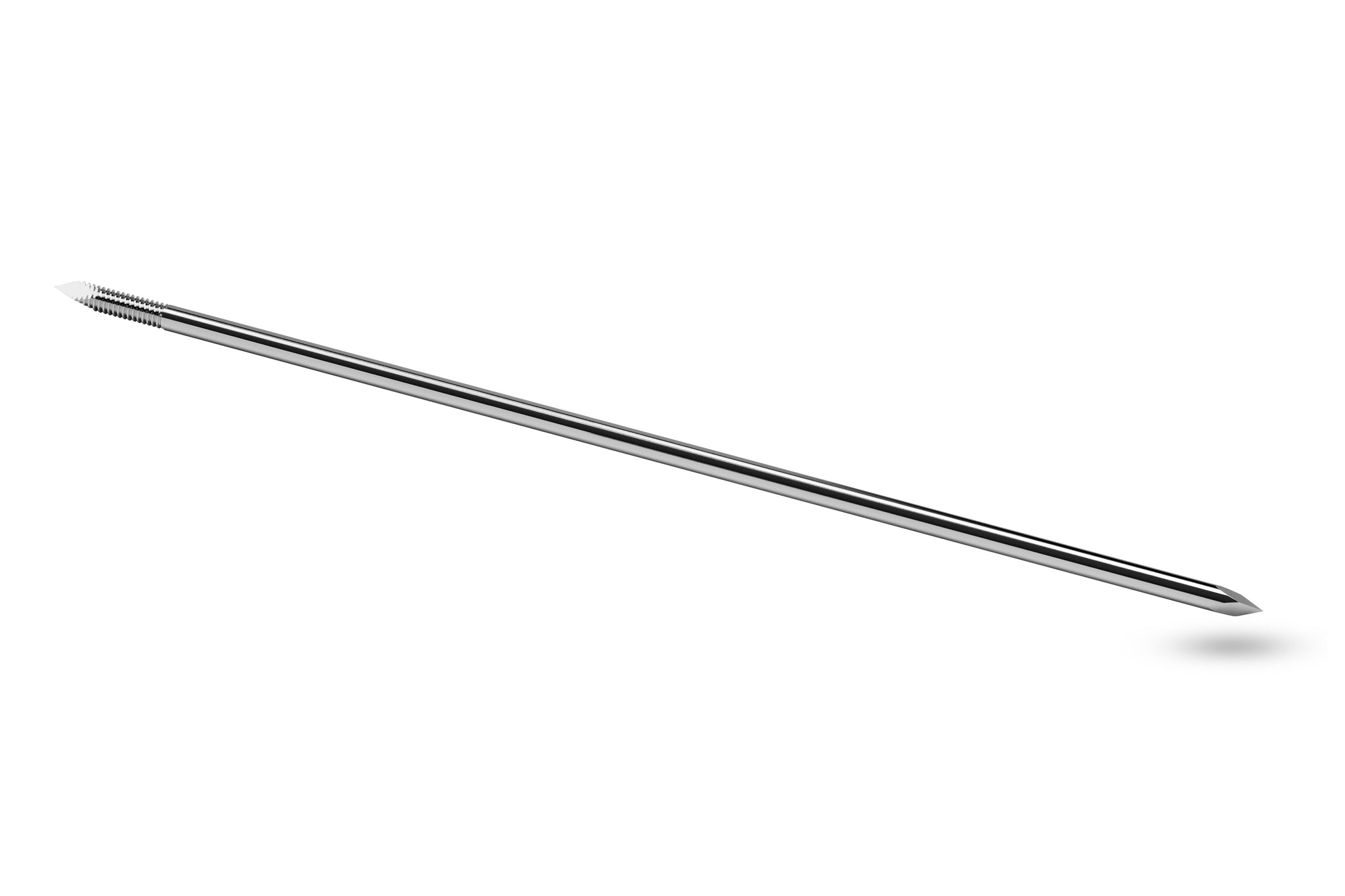 Intramedullary Pin, Partially Threaded on One End, Trocar Points on Each End