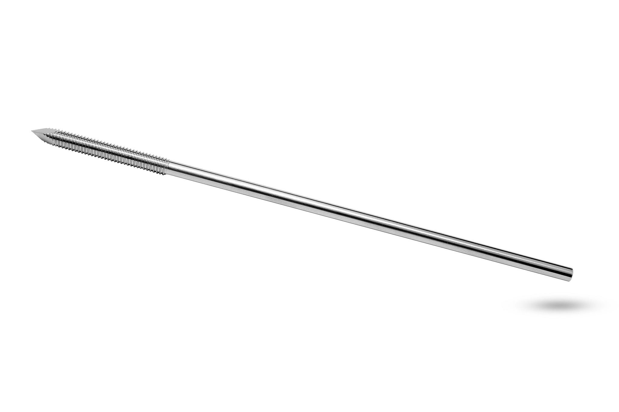 Interface Fixation Half-pin, Standard Threads, End Threaded with Trocar Point